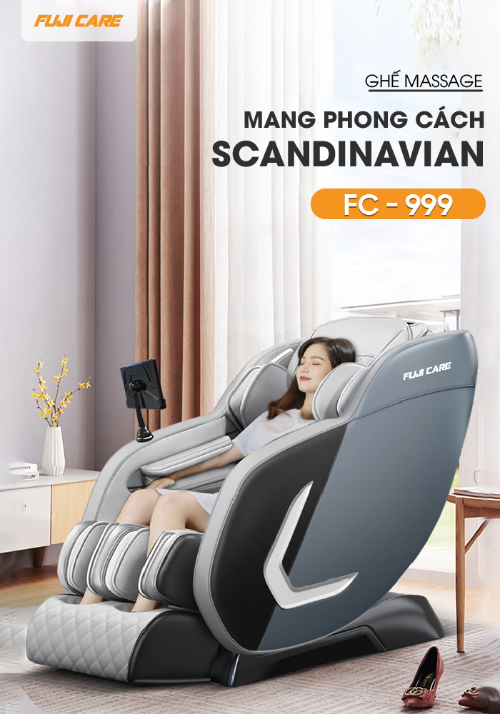 Ghế massage cao cấp FC 999 đơn giản mà tinh tế theo phong cách Scandinavian