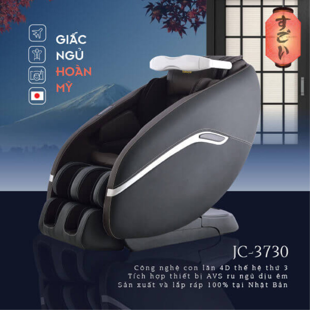 Ghế Massage Nhật Bản JC-3730+AVS