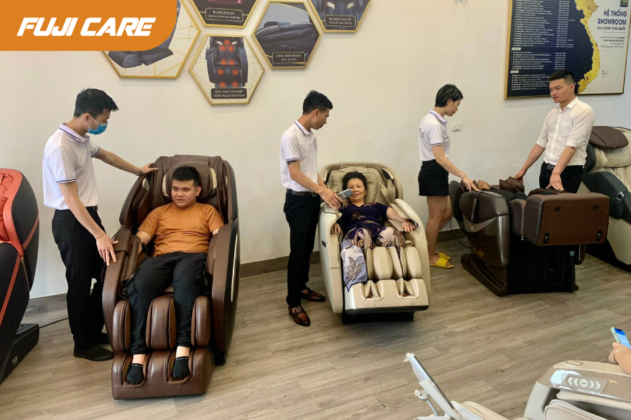 Tư vấn ghế massage cho khách hàng chọn lựa được sản phẩm phù hợp nhất tại Hải Phòng