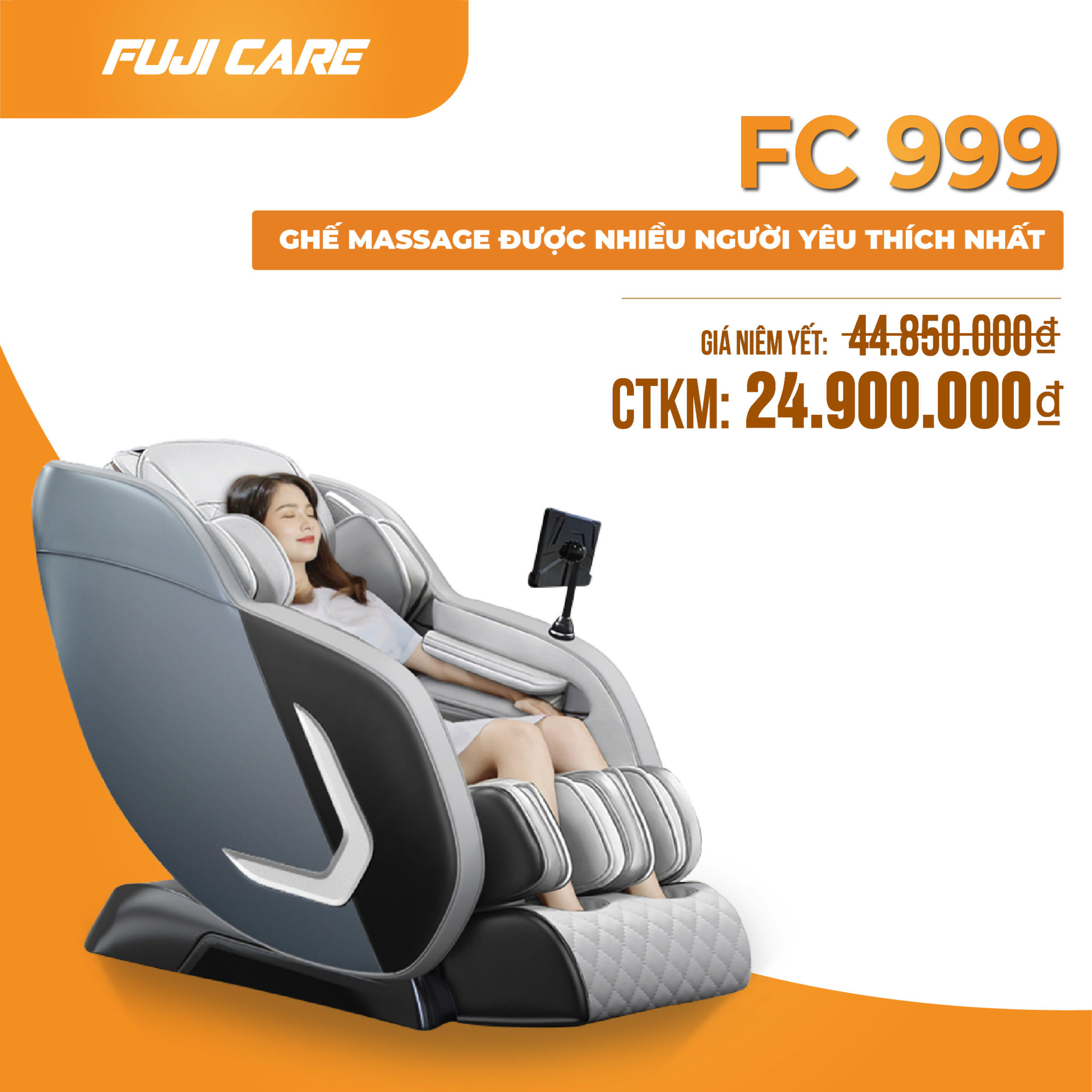FC 999 - Ghế massage giá rẻ nhiều người dùng nhất