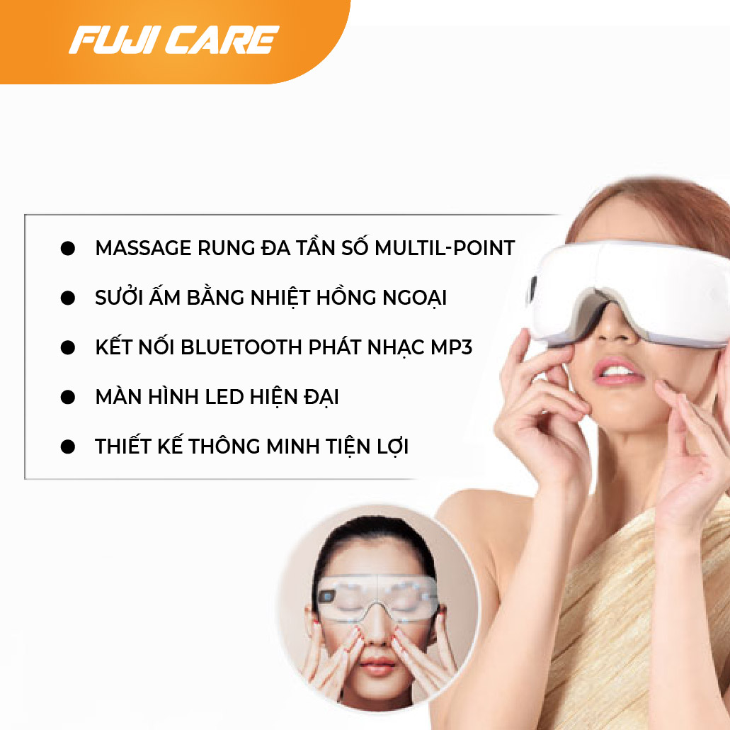 Các chế độ thông minh, hiện đại chỉ có trong sản phẩm máy massage mắt FJ - S650 của Fuji Care