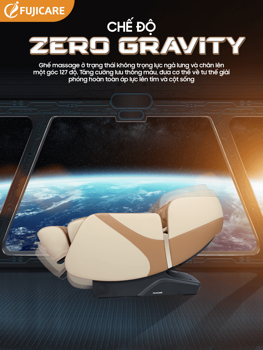 Ghế massage FC-2022 với chế độ Zero Gravity
