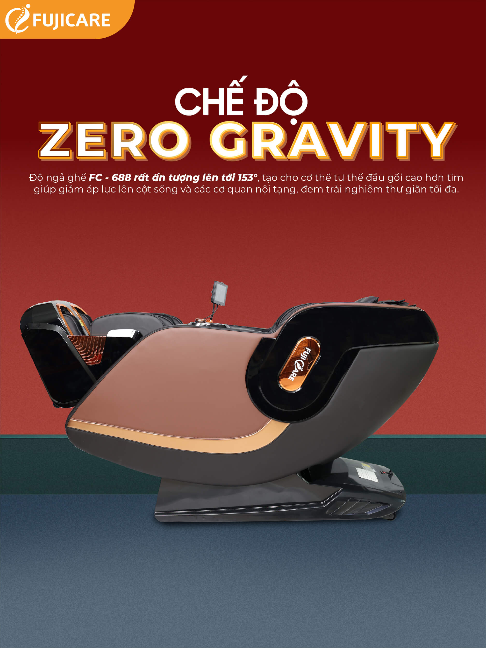 Ghế massage FC-688 - chế độ zero gravity
