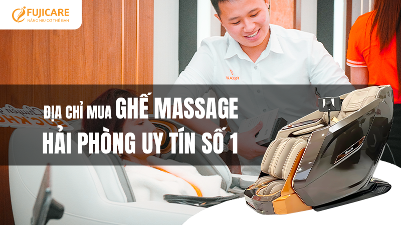 Mua ghế Massage Hải Phòng chính hãng, giá tốt nhất ở đâu?