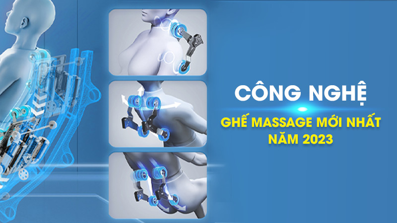 Các công nghệ ghế massage mới nhất năm 2023