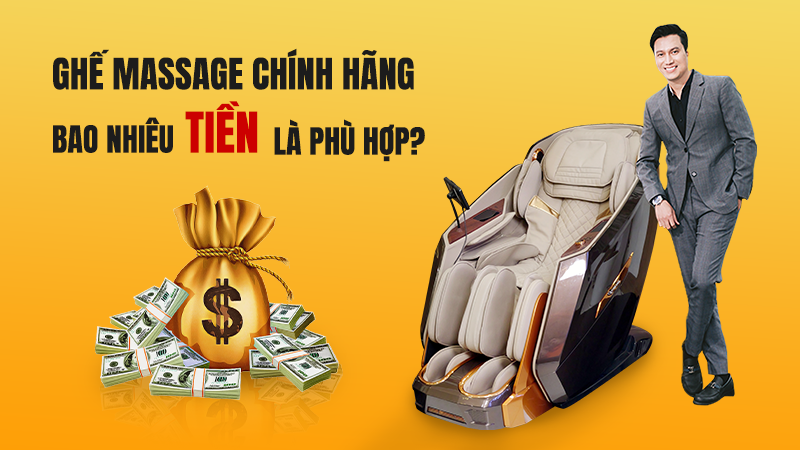 Nên mua ghế massage chính hãng bao nhiêu tiền là phù hợp nhất?