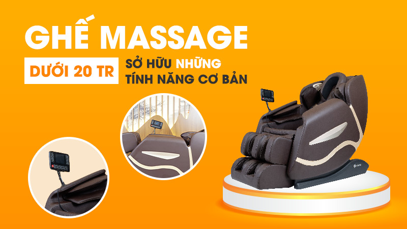 [GIẢI ĐÁP] Có nên mua ghế massage chính hãng dưới 20 triệu không?