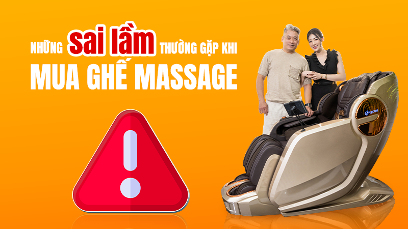 Lỗi mua ghế massage 