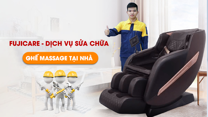 Dịch vụ hỗ trợ sửa chữa ghế massage tại nhà nhanh chóng, tiện ích