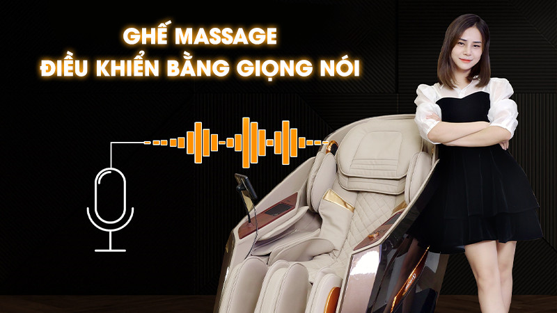 Ghế massage điều khiển bằng giọng nói là gì?