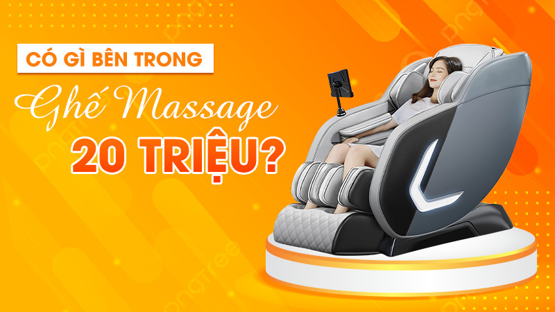 Có gì bên trong ghế Massage 20 triệu? Có nên mua không?