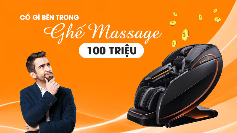 Có gì bên trong ghế massage 100 triệu? Có nên mua không?