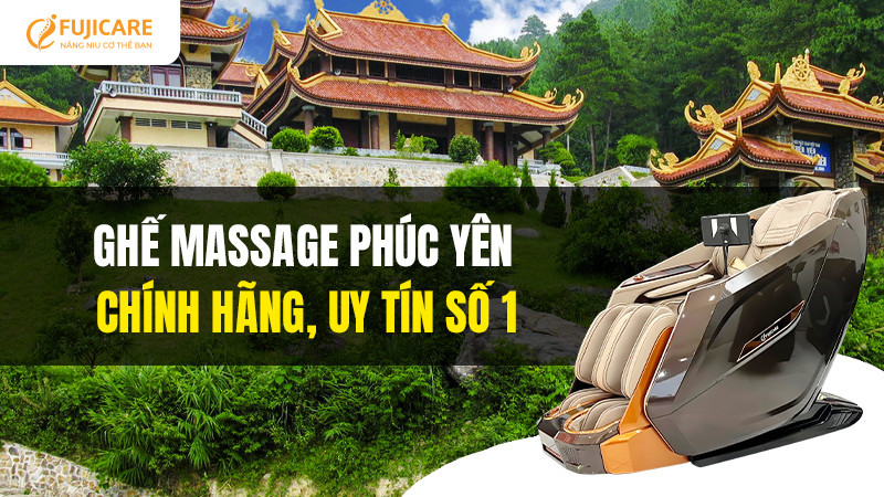 Ghế massage Phúc Yên, Vĩnh Phúc chính hãng, uy tín số 1