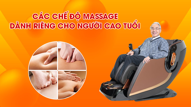 Top các bài tập ghế massage người cao tuổi tốt nhất