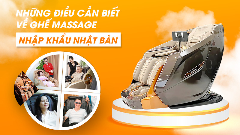 [ Chú ý ] Những điều cần biết về ghế massage Nhật Bản