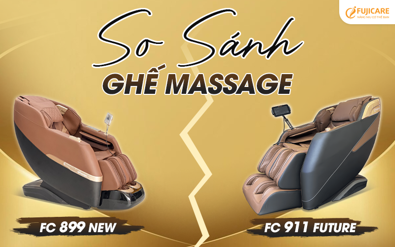 So sánh ghế massage FC 899 và ghế massage FC 911 