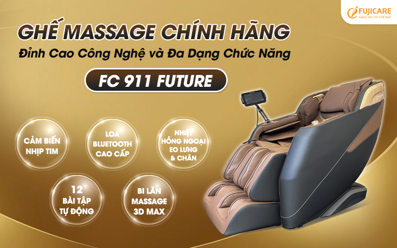 Tính năng ghế massage FC 911 