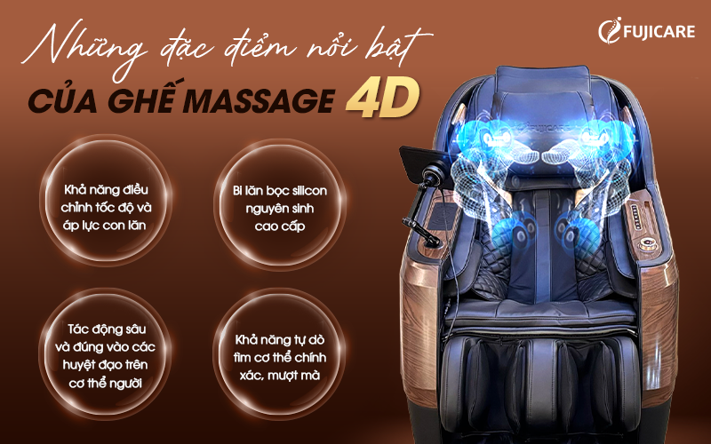 Đặc điểm ghế massage 4D